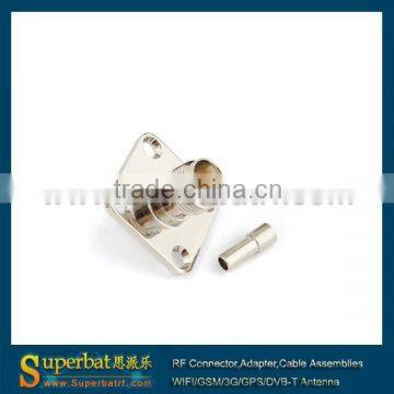 tnc female panel mount connector for RG316 cable