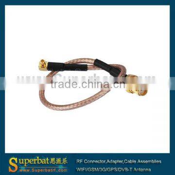 pigtail cable with sma female connector to MMCX male