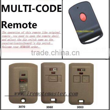 Multi code remote 300MHZ ,310MHZ,312MHZ Muti openers,multi transmitter