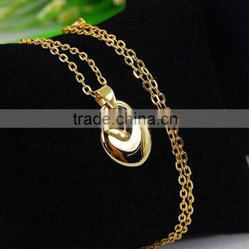 Heart-shaped jewelry sets,stainless steel jewelry gold plated
