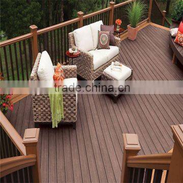 Long lifetime Fade-resisitant Solid WPC Decking with CE SGS