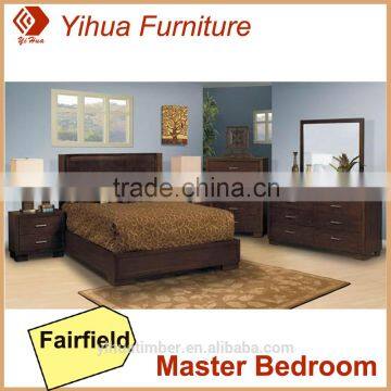 Yihua China Wooden Furniture Fairfield Bed Dresser With Mirror