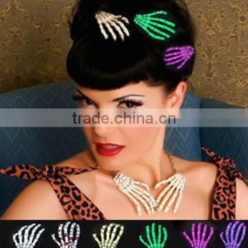 Fashion Skeleton Hand Bone Hair Clip