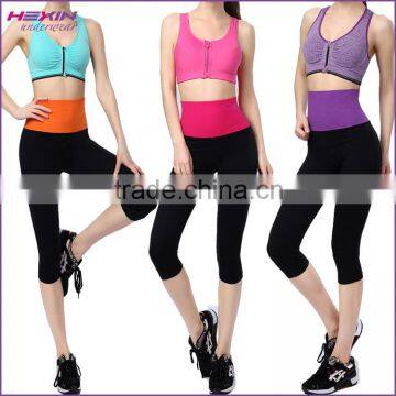 Women's Capri Hiking Yoga Half Fitness Sport Pants High Waist Cropped Leggings