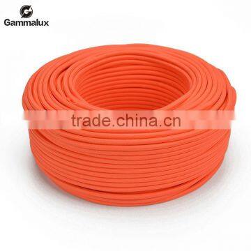 Light Orange PVC Stranded Sold Electric Wire Price Round Copper Flexible Electric Wire                        
                                                Quality Choice