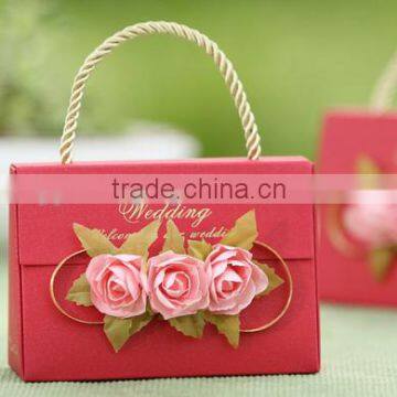 ALIBABA MANUFACTURER PURSE SHAPE WEDDING SWEET BOXES