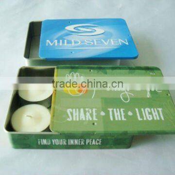 Slide Lid Candle Tin Box