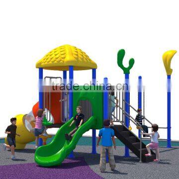 Plastic Playground Material and Outdoor Playground Type Playground Slide