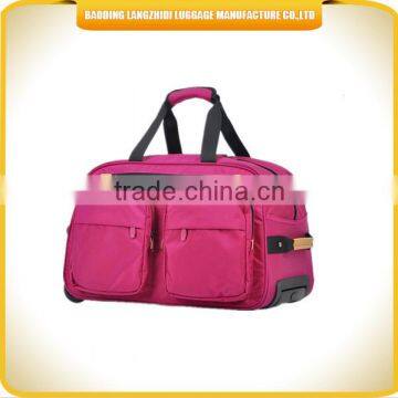 2015 Hot Sell Soft Travel Trolley Duffle Bag from Factory