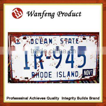 best manufactures of global use charistic tin car license plate car number plate car plate small order accept