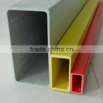 China manufacturer high strength fiberglass pultruded square tube