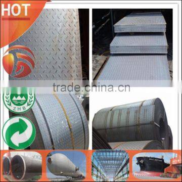 Checker plate specification chequered plate weight a36 q235b ss400 ms sheet