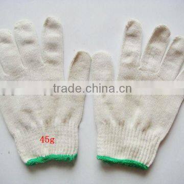 cotton knitted safety labor gloves