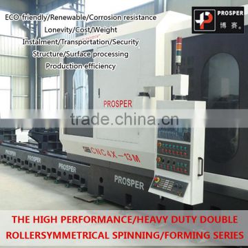 cnc street lighting pole and flag pole spinning machine