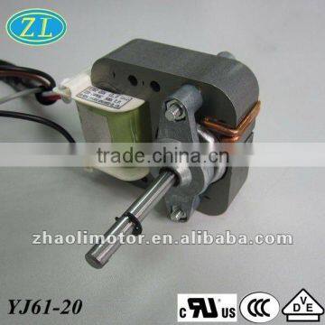 Electric motor Shaded pole motorYJ61-20 for portable air conditioner,air conditioning fan,airfryer,convection oven VDE,UL,CE,CCC