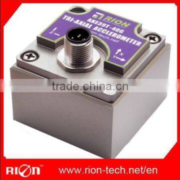 RS232 Triaxial Accelerometer Customized Measuring Range