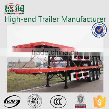 Shengrun hot sale 20ft/40ft 2 axles or 3 axles 7-13m truck trailer frame container trailer chassis