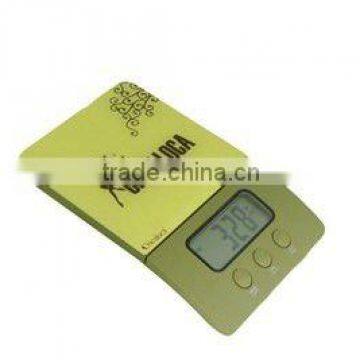 Glass Kitchen scale with digital timer