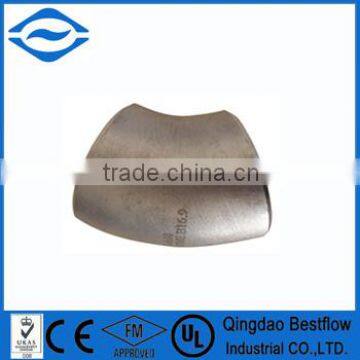 Butt welded ss stainless steel pipe fitting