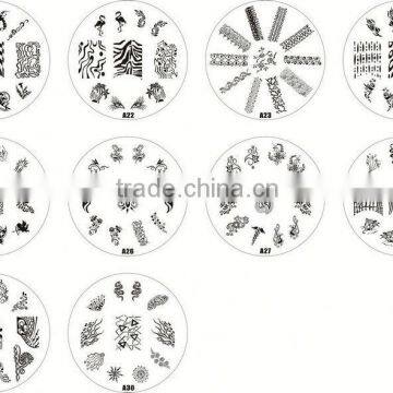 2014 kit nail art stamping plate/image