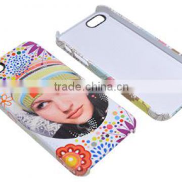 3D film Sublimation multi color hard plastic phone cover for iphone5/5s