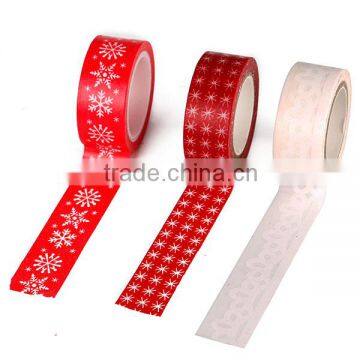 Christmas X'mas Paper Washi Tape, Masking Adhesive Roll Decorative Card Craft