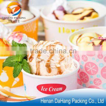 Disposable ice cream paper containers/Ice cream paper bowl/gelato paper cup