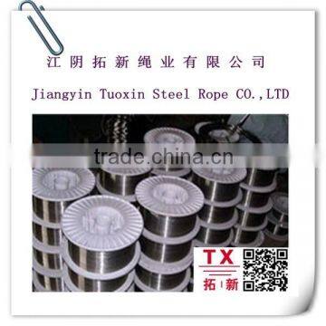 6x19 locked coil galvanized steel wire rope/ (6x24+7fc)