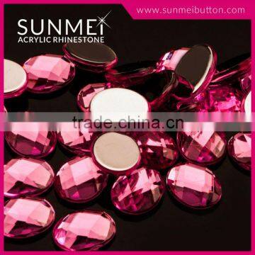 All Kinds Of Shapes Light Rose Color Plastic Acrylic Stones For Dresses