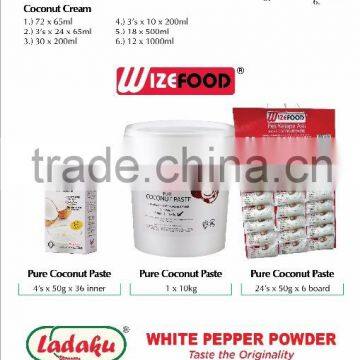 NACO Coconut Cream / WIZEFOOD Pure Coconut Paste / LADAKU White Paper Powder