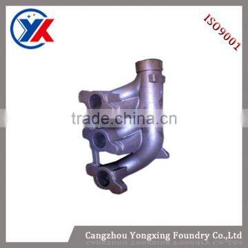2015 Factory price auto parts diesel engine escape-pipe, High silicon molybdenum ductile iron