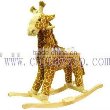 Jacky Plush rocking Giraffe new ride on toys