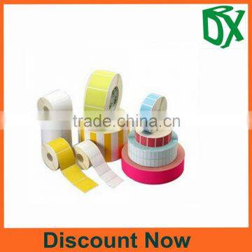 2015 high quality customized self adhesive sticker in roll with free sample