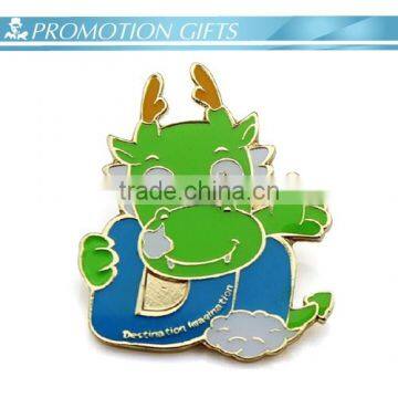 dragon logo metal badge