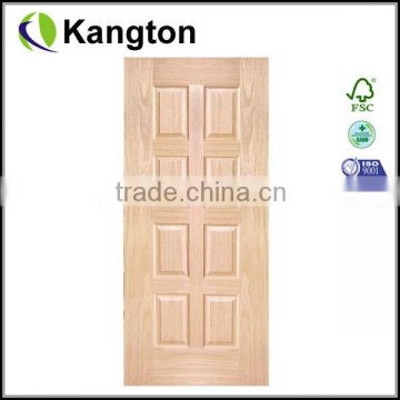 Natural veneered HDF door skin