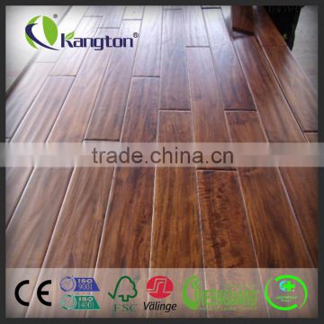 Handscraped Cherry Color Small Leaf Acacia Engineered wood Flooring