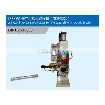 DB 165 10005 165 KVA Inverter Spot Welder For The Seat Rail With Robotic Feeder