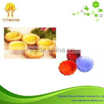 Good Taste! Most Popular Food Grade 6 pcs Silicone Tart Pan Set