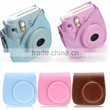 Fashion pu leather protective bag for fujifilm instax mini 8