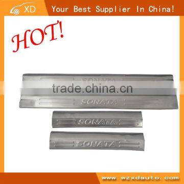 4 INNER DOOR SILL SCUFF PLATE DOOR SILL PLATE COVABS DOOR SILL PALTE-INNER FOR SONATA 2011-2013 2011 2013