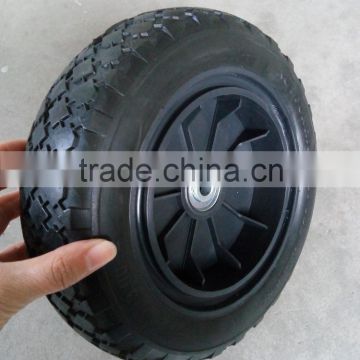 high loading capacity 10 inch pu wheels 3.00-4