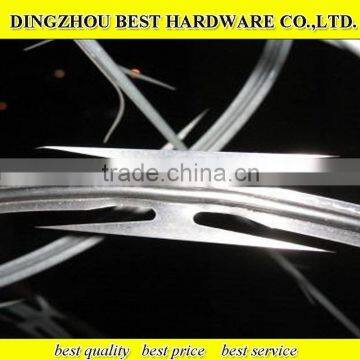 razor blade barbed wire