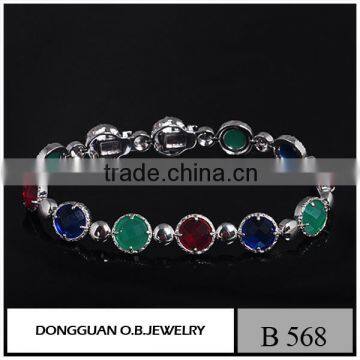 Bead bracelets New design glass rhinestone bead bracelets jewelry