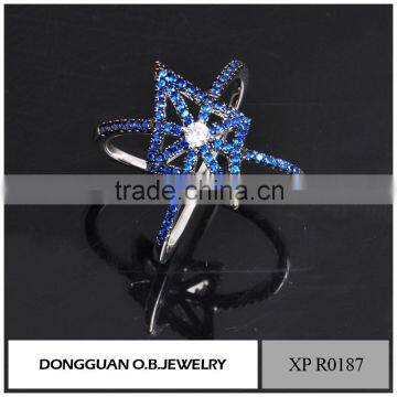 Latest engagement ring wedding ring designs zircon diamond women Jewelry gemstone ring design