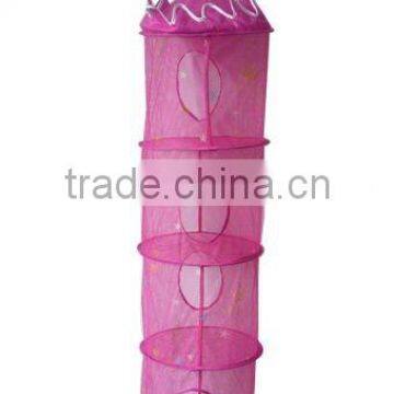 Wall organizer hanging mesh toy organizer