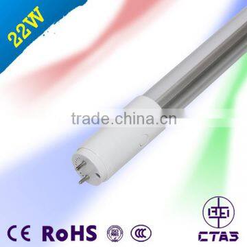 Factory led lighting t8 tube lighting with replaceable driver 22W 1500mm 100lm/w CRI>80 t8 led tube