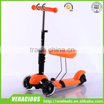 2015 hot selling Children 3 wheels scooter/3 wheel kids kick scooter with CE