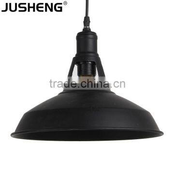 indoor black Iron art chandelier lamp with E27 light bulb base