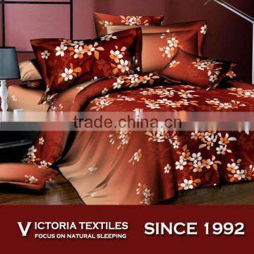 HOT SALE!!!! reactive printed flower print bedding sets 4 pieces quilt cover set all sizes