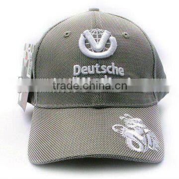 fashion100% casquette cotton racing cap,car brand promotional racing cap